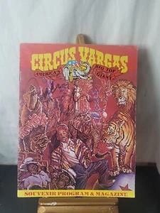 Vtg1984 Circus Vargas America's Big Top Giant Souvenir Program & Magazine SIGNED - Picture 1 of 11