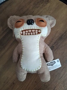 Fuggler Teddy Bear Nightmare Funny Ugly Monster Soft Toy Plush Brown Bear Chase - Picture 1 of 5