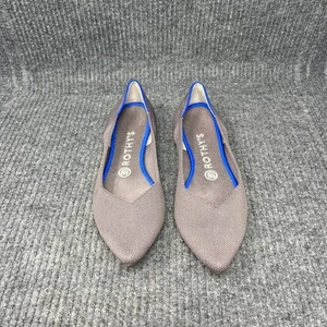 Rothy’s The Point Ballerinas Nerz im Ruhestand staubig lila grau Damen 8,5 - Bild 1 von 6