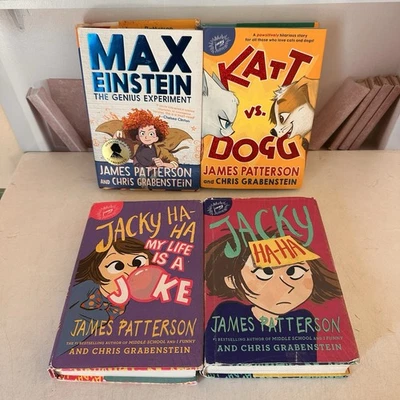 James Patterson Young Adult Hardcover Lot Of 4 Jacky Ha Ha Matt Vs Dog - Image 1 of 4