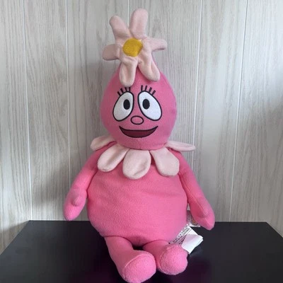 Yo Gabba Gabba Foofa Gigante Pelúcia Rosa Travesseiro Bicho de Pelúcia 24” Altura Macio 2011 - Imagem 1 de 4