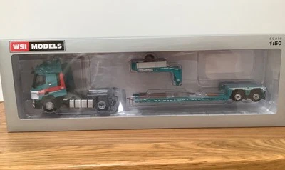 WSI. Renault Premium con remolque de carga baja de 2 ejes, Gruber Logistics. Foto 1 de 3