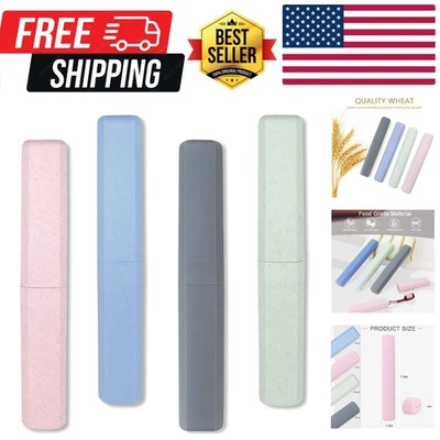 Stylish Travel Toothbrush Covers - Eco-Friendly and Breathable Convenience - Image 1 of 4