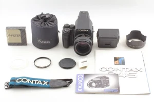 [Top MINT w/Hood] Contax 645 AE Finder Film Camera 80mm Lens MFB-1 From JAPAN - Picture 1 of 24