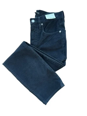 Pantalones de pana rectos ajustados vintage para mujer J.Crew negros talla 26 nuevos con etiquetas J Crew Foto 1 de 4