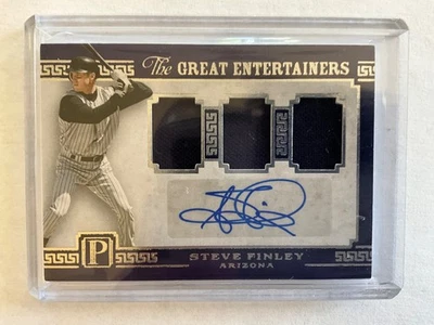 史蒂夫·芬利 2016 帕尼尼 #TGE-SF 万神殿 The Great Entertainers 签名 /35 Dbacks — 第 1/4 张图片