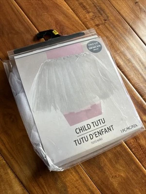 Blanco Niños Pequeño/Mediano TUTU Cumpleaños Halloween Disfraz Accesorio Nuevo Foto 1 de 4