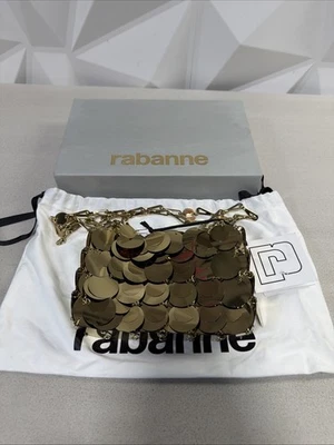 Paco Rabanne Gold Sparkle Discs Nano Bag  - Image 1 of 4