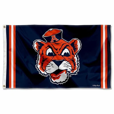 Auburn Vintage Retro Throwback Large Outdoor Flag - Image 1 of 4