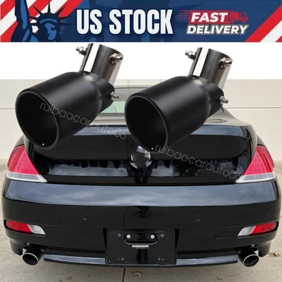 Car Rear Exhaust Pipe Tip StainlessSteel Muffler Tailpipe For 2006 BMW 650 Coupe - Image 1 of 4