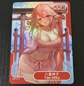 Senpai Goddess Haven Yae Miko SSR 015 Genshin Impact NSZW-5-5 - Imagen 1 de 4