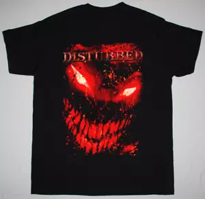Rare Disturbed - Kurzarmshirt Baumwolle Geschenk für Fan schwarz alle Größen VC270 - Bild 1 von 2