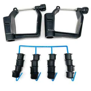 Genuine Concept2 Sweep Oarlock Kit w Black Pitch Bushings for 9/16 in Rigger Pin - Picture 1 of 15