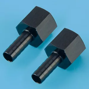 Adaptador de tubo a hembra 8 AN de 3/8" adaptador de línea de manguera de riel de combustible 2 PIEZAS - Imagen 1 de 4