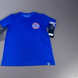 Oklahoma City Thunder NBA Crew Neck Blue Boy's Youth T-Shirt Small 6/7 New - Picture 1 of 7