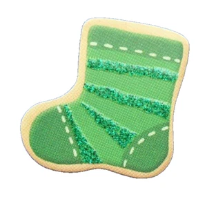 Hallmark MAGNET Christmas Vintage COUNTDOWN to STOCKING Green 2010 THICK - Picture 1 of 4