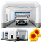 Inflatable Paint Booth 26X15x10ft With Dual High Powerful Blowers (950W+950W)