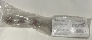 Pampered Chef Beaded 2817 Stainless Server Spatula Red Silver New Package - Picture 1 of 7