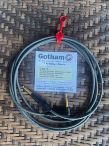 Gotham GAC-1 Gruppo cavi per strumenti 15 piedi destro/dritto GRIGIO - Foto 1 di 2