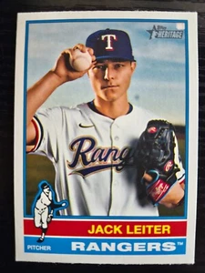 2025 Topps Heritage Jack Leiter SP #463 Rangers - Picture 1 of 2
