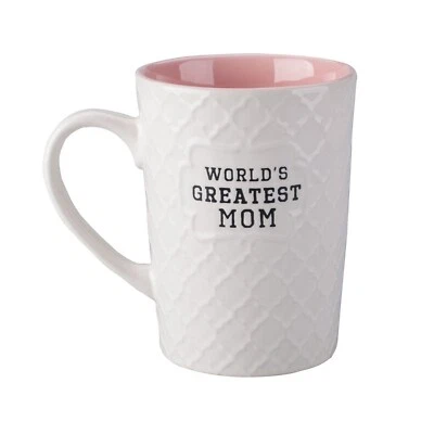 Ynsfree-World's Greatest Mom-16 oz xícaras de café e chá-para mãe, senhora, esposa, Val... - Imagem 1 de 4