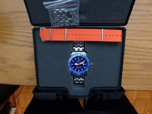 Deep Blue Men's Bluetech Master 500 Blue Swiss Automatic Dive Watch 46mm - Picture 1 of 20