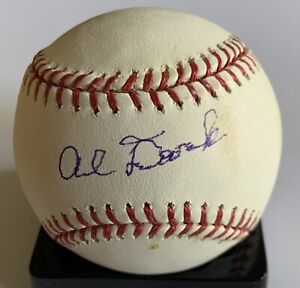 Alvin Dark 1954 New York Giants - 1974 Oakland A’s - Cubs Signed ML Baseball COA
