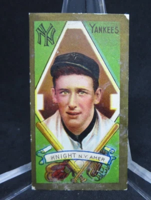 1911 T205 Gold Border Jack Knight Hassan Bonito Frente Baja Calidad Trasera Foto 1 de 2