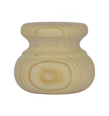 Pequeño pie de bollo moldeado de pino 66 mm * 56 mm muebles de madera *ELIGE CANTIDAD* A3 MB Foto 1 de 4