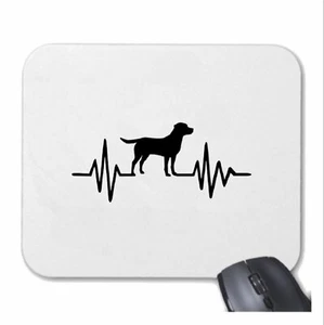 MOUSEPAD (MAUSPAD) HERZSCHLAG LABRADOR HUNDESPORT HUNDEZUCHT RASSEHUND WELPE ZUC - Photo 1/1