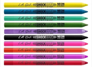 L.A. GIRL Shockwave Neon, Metallic Eyeliner, Neon Lip Liner ~ You Choose - Picture 1 of 11