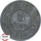 N608 5 Centimes KÖNIGREICH BELGIEN von 1915 in SS  1027389