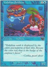 4x Vodalian Soldiers MTG 6th Edition / Classic NM Magic Regular