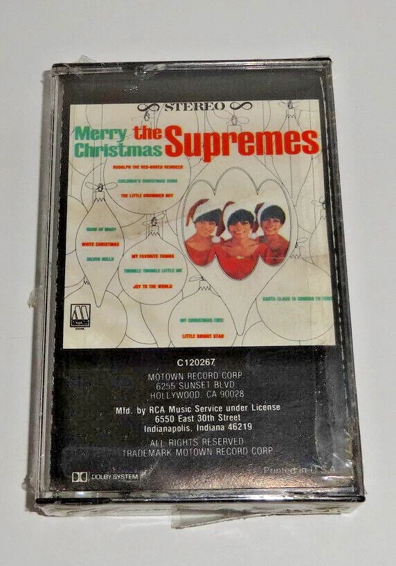 Diana Ross The Supremes Merry Christmas Cassette tape SEALED - Image 1 of 4