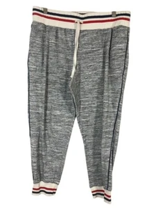 Mossimo Pant XL Gray Pull On Joggers Retro Striped Active Neutral Y2K Soft - Picture 1 of 17