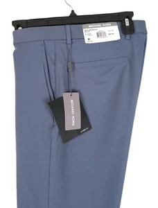 Michael Kors Men's Classic-Fit Performance Stretch Dress Pant Ash Blue 32x30 NWT - Picture 1 of 6