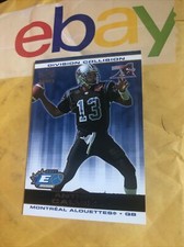 2003 Pacific CFL Division Collision Anthony Calvillo #5 Grey Cup MVP /Mint Card