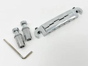 Wraparound Bridge - Chrome - For Gibson® Junior Model Guitars - Picture 1 of 8