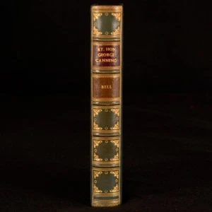 1846 The Life of George Canning Robert Bell Binding Bayntun Riviere - Picture 1 of 5