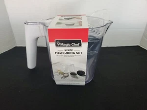 Magic Chef Measuring Set 9 Pieces Plastic Easy Storage  - Picture 1 of 7