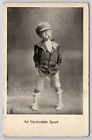 Boy With Pipe An Up-to-date Sport 1909 to Apollo PA Postcard G29