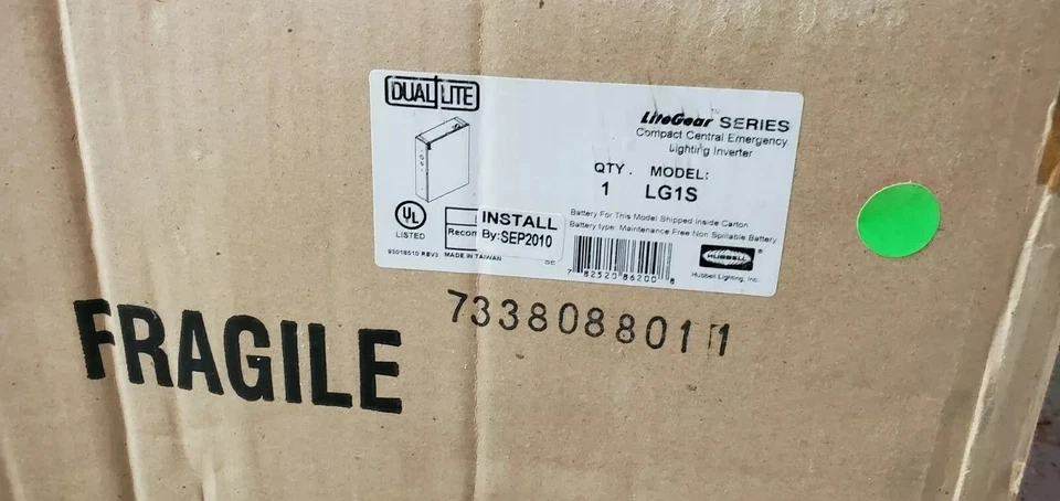 HUBBELL LITEGEAR LG1S 100VA/W Surface Mount Compact Central Lighting Inverter - Image 1 of 1