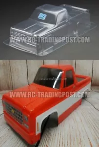 1980 Chevy Pickup Clear RC Body 1/10-1/8 (WB 12.2" 310mm) (T/E-Maxx/Revo/Savage) - Picture 1 of 1