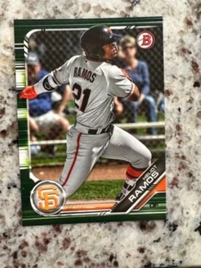 Tarjeta de novato Bowman Camo Prospect 2019 San Francisco Giants Heliot Ramos #BP-83 - Imagen 1 de 1