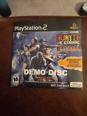 NEW SEALED Hunter The Reckoning Wayward DEMO DISC Exclusive Levels PlayStation 2 - Image 1 of 3