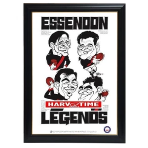 Weg Essendon Legends Print Framed - Picture 1 of 1