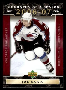 2006-07 Upper Deck - #BOS14 Joe Sakic - Colorado Avalanche - Picture 1 of 2