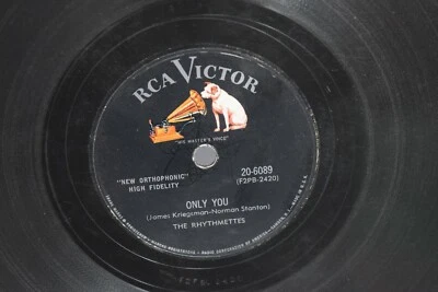 The Rhythmettes- Only You/Him, RCA Victor 20-6089, VG - Image 1 of 4