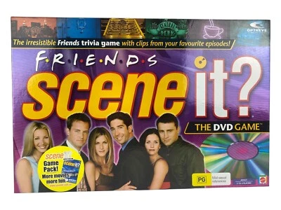 Friends Scene It The DVD Game Family Triva Board Game Mattel Adult Party - Image 1 of 4
