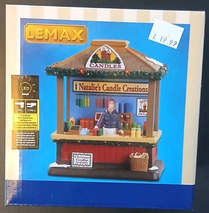 Brand new Lemax 'Natalie's Candle Creations' building - never removed from box - Image 1 of 1